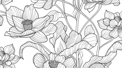 Adult colouring book page