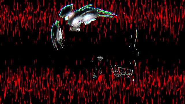 Cyber Core Glitch Abstract Techno VJ Loop Seamless HD
