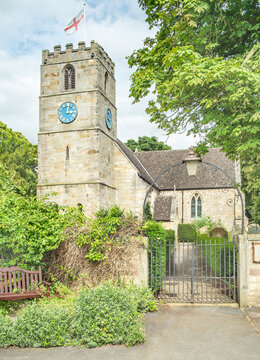 St Mary's Church External View -  Wath near Ripon North Yorkshire UK