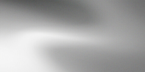 Grainy gradient background, grey black white monochrome abstract noise texture banner backdrop.vector eps10