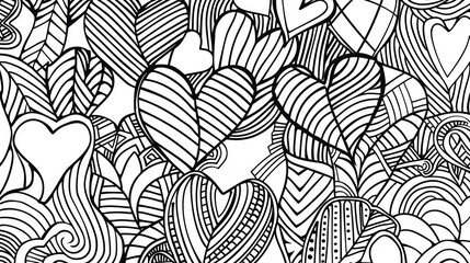 Adult colouring book page