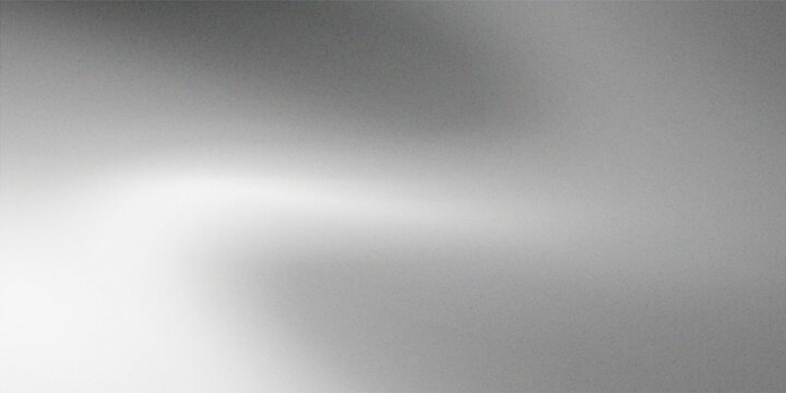 Grainy gradient background, grey black white monochrome abstract noise texture banner backdrop.vector eps10