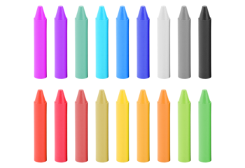 Vibrant Wax Crayons Collection: Essential Art Supplies for Kids' Creative Drawing, School Projects, and Artistic Expression