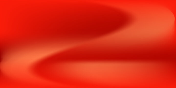 Vivid red gradient background. Abstract smooth hot color gradation wallpaper. Vibrant intense blurred backdrop for banner, poster, leaflet, brochure, booklet. Bright fiery red overlay. Vector