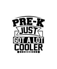 Fototapeta premium PRE-K just got a lot cooler svg