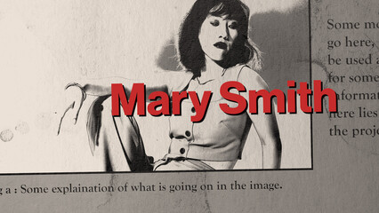 Retro Manual Title Reveal