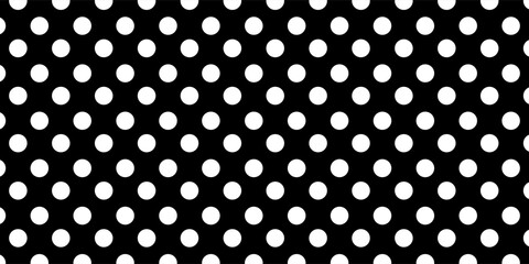Black and white polka dot pattern. polka dot wave background vector © roni
