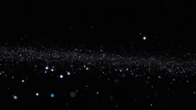 Stars Illuminating Dark Void from a Wide Viewpoint, Capturing Wonder, Depth, and Night Sky Splendor