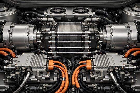 Electric Vehicle Battery Cooling and Power Distribution System for Advanced Automotive Engineering