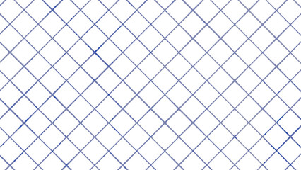 3D render of a geometric diamond grid pattern with light blue lines on a transparent background. Ideal for tech, architecture, or abstract design visuals, png
