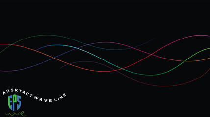 Technology abstract lines on white background. Undulate Grey Wave Swirl, frequency sound wave, twisted curve lines with blend effect