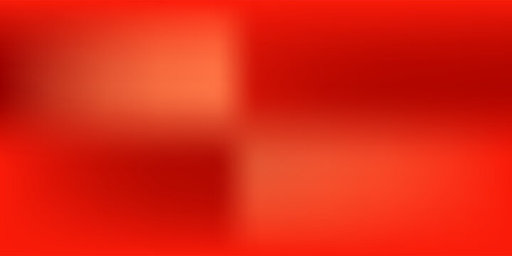 Vivid red gradient background. Abstract smooth hot color gradation wallpaper. Vibrant intense blurred backdrop for banner, poster, leaflet, brochure, booklet. Bright fiery red overlay. Vector