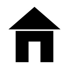 Home icon vector, with top space for app or web design illustration