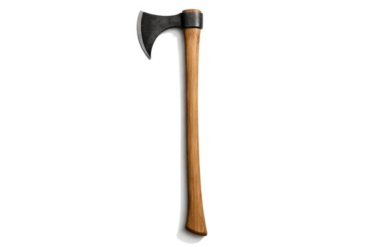 Minimalist Top-Down Francisca Axe on White Background