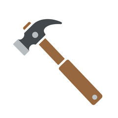 Claw Hammer with Wooden Handle.