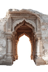 Obraz premium Ancient Indian Stone Archway with Intricate Carvings