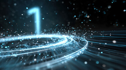 Abstract 3d sphere with interconnected lines and nodes, symbolizing a big data futuristic digital network .Digital Artificial Intelligence background with particles. 3D wireframe geometric sphere