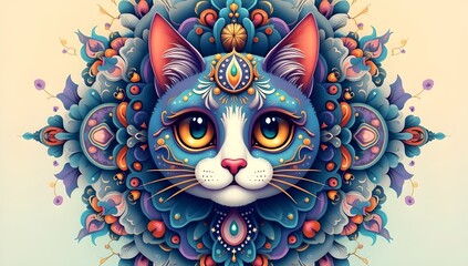 carnival mask on black background