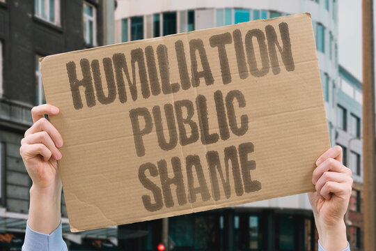 "Humiliation Public Shame" Open mockery intensifies emotional trauma. SHAME. PUBLIC. MOCK. CROWD. OPEN.
