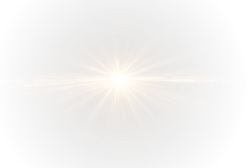 Glowing Light Star Energy Beam with Flash Effect