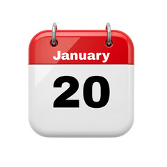 January - 20 calendar