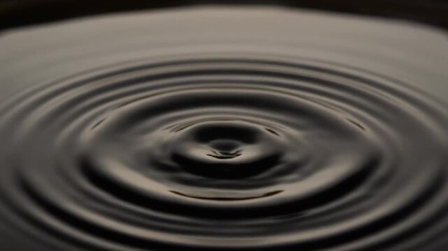 Black Coffee Surface Ripple Shock Effect