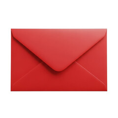 Vibrant red envelope with simple design