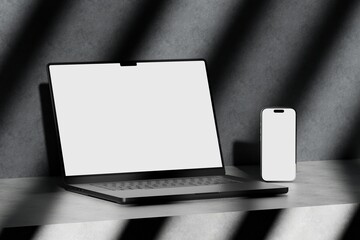 Responsive Web Design and website Mockup, Devices Mock up, Smartphone desktop tablet laptop template Mockup