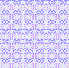 Abstract geometric seamless pattern in soft pink and blue colors