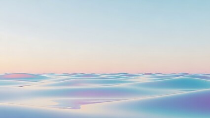 Obraz premium Soft pastel sky above calm cloud sea abstract background