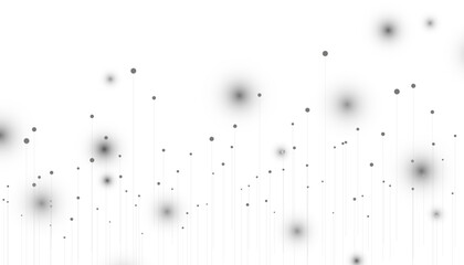 white digital pixel squares art, isolated png geometric overlay	
