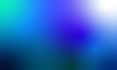 Fototapeta premium Vibrant blue and teal gradient abstract background with smooth color transition isolated on transparent background