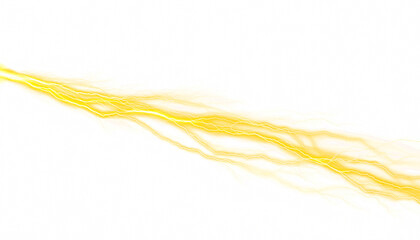 Vibrant yellow light streaks moving with dynamic flow.