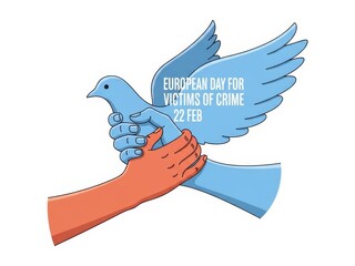 Gentle Hands Releasing Peace Dove for Crime Victims Support