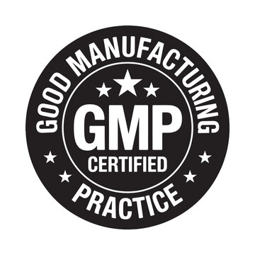 Good manufacturing practice gmp certified logo high quality