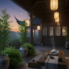 Japanese interior room style 