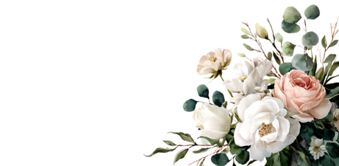 Elegant floral corner arrangement with roses