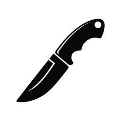 Obraz premium Kukri knife vector icon, traditional curved blade symbol illustration for heritage weapon concepts, military history themes, outdoor survival branding, tactical graphics and professional vector design