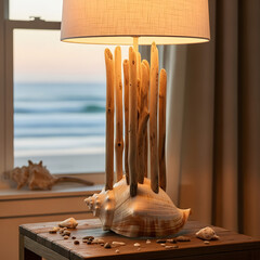 Wood lampshade 