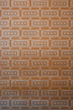 old retro vintage ornament wallpaper on background. Background wall design.