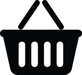 shoppingbasketsilhouettetransparentbackground