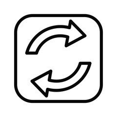 Refresh Icon Symbol Vector Illustration