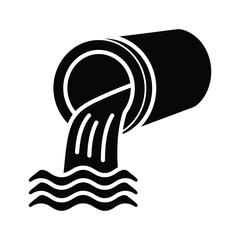 Industrial Waste Pollution Icon