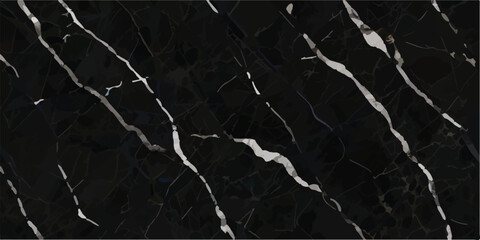 Sophisticated dark charcoal stone texture featuring flowing white mineral patterns for modern backdrops