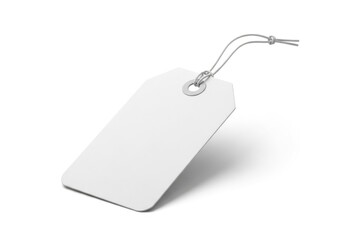 Fototapeta premium Blank price tag with string attached