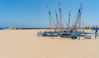 Beach scenery near Arcachon