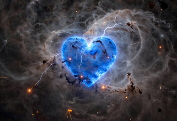 Blue heartbeat cardiogram line looping seamlessly on black background, digital ECG pulse waveform for medical monitoring, cardiology visuals, health technology, abstract modern animation video display