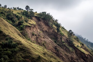 Hillside landscape revealing nature's beauty and quiet power