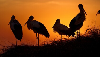 The Shadows Of The Storks Overlap