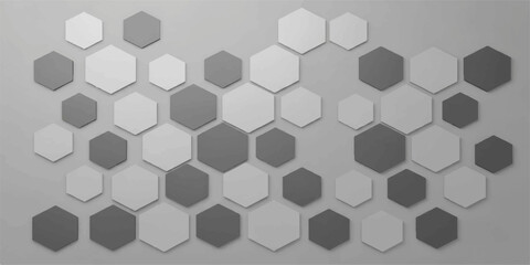 Abstract  hexagon  texture background